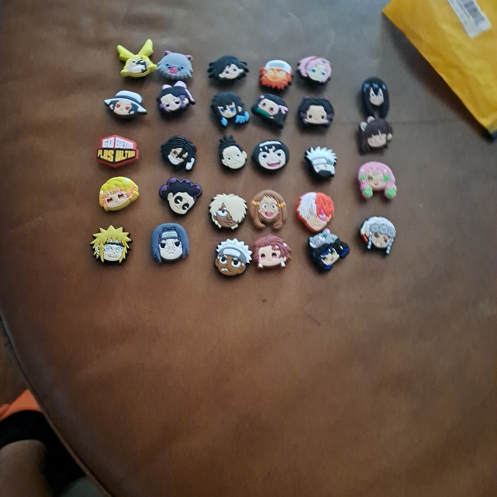 Anime crock charms
